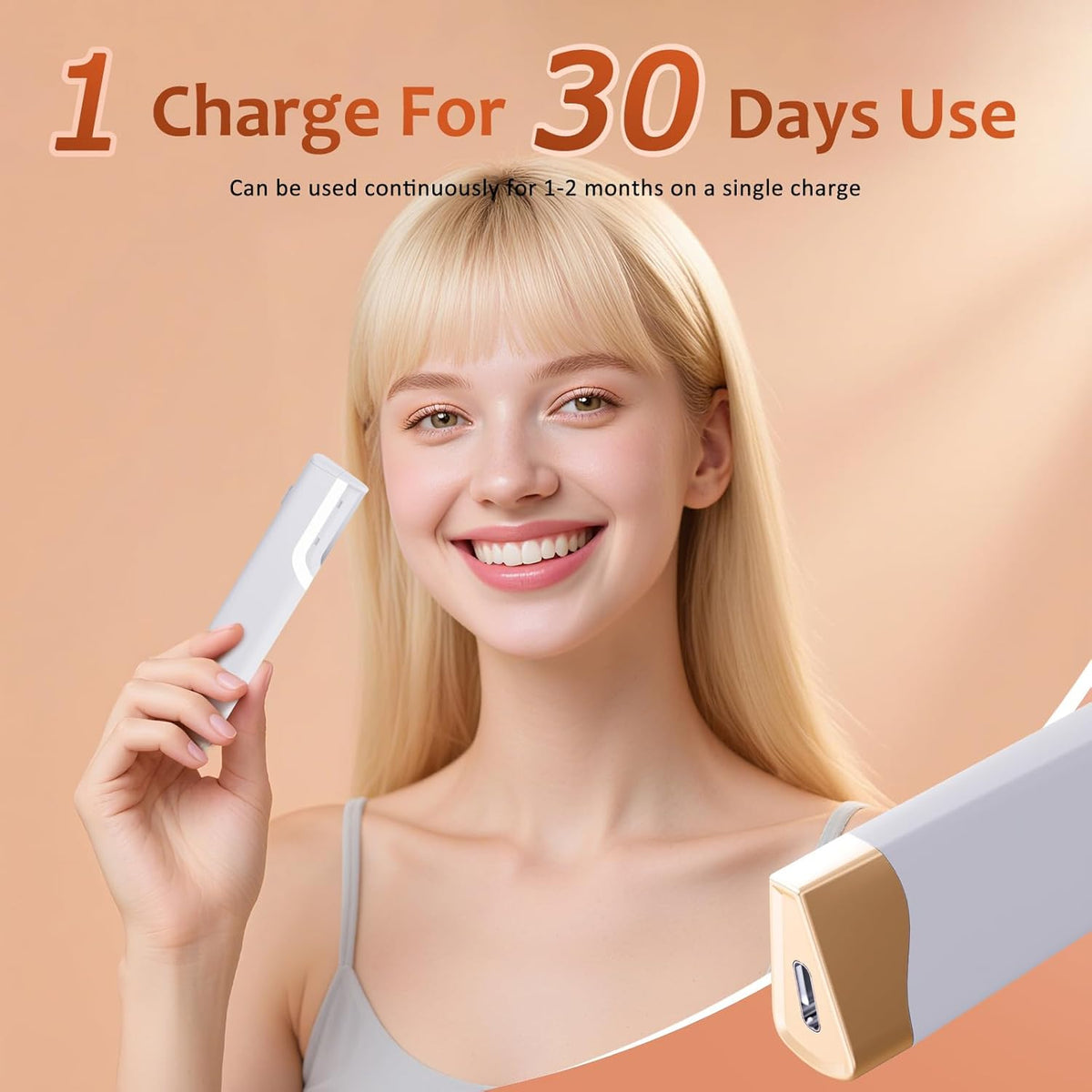 Electric Dermaplane Razor for Face with LED Light, Mini Sonic Dermaplaning Tool Kit for Women with 5 Replace Blades 3 Speeds Facial Peach Fuzz Exfoliation & Hair Removal At Home