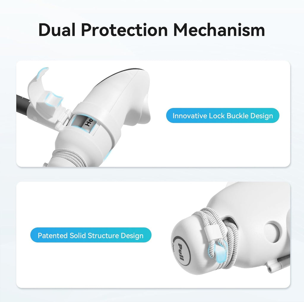 Prociv VR Golf Club Attachment Compatible with Meta/Oculus Quest 3S/Quest 3 Adjustable Length 80 Degree Keep Tracking Non-Slip VR Golf Handle Grip for Golf +（for Right Controller）