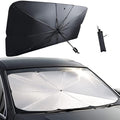 Car Windshield Sun Shade Umbrella Foldable Block UV Rays and Heat Sun Visor Protector Car Window Shades Fits Most Vehicle Models