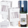 Downspout Filter 2 Pack Downspout Leaf Filter Gutter Downspout Screen 2 ×3 and 3 ×4 Drainpipe Filter Downspout Cleanout Leaf Removers White