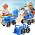 Engineering Construction Vehicle Set 3Pcs construction Play Car Toy Outdoor Sandbox Car Toys for Kids Ages 2 & up Dump Truck Loader Excavator Best Birthday Gifts for Kid
