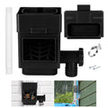 Rainwater Collection System Downspout Diverter Fits for 2 x 3 or 3 x 4 Gutter Downspouts Rain Barrel Diverter Kit with Adjustable Valve and Filter