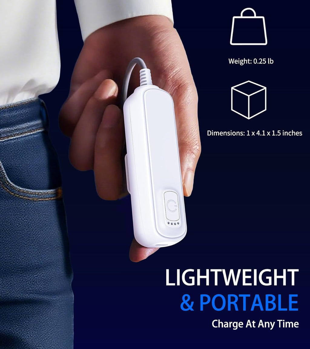 Battery Pack for Meta Quest 3S/3/2 5000mAh Fast Charging Battery for Oculus Quest 3S/3/2 Accessories Extended VR Headset Battery Lightweight and Portable Charger for Extra 2-4H