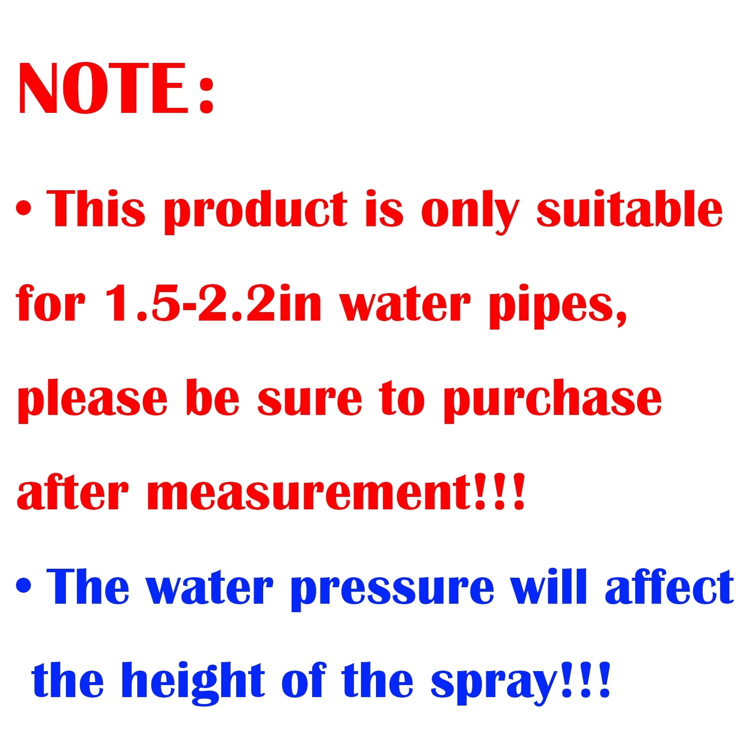 Pool Fountain Luminous Double Spray Spa and Swimming Pool Waterfall Fountain for Above Ground/Inground Pools Adjustable Nozzle Outdoor Garden Sprinkler Fountain Cooler