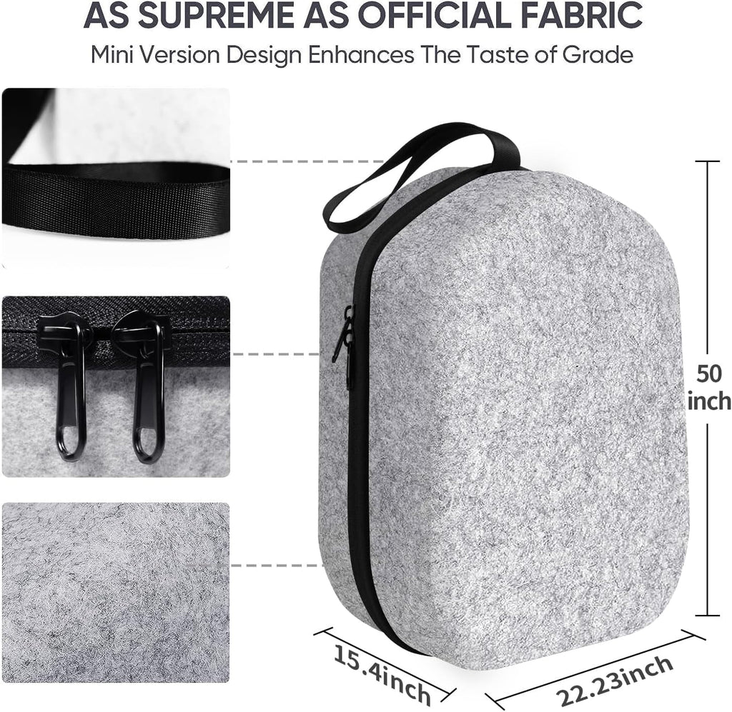 Hard Carrying Case Compatible with Meta Oculus Quest 2/Quest 3/Meta Quest 3S/Elite Version VR Gaming Headset and Touch Controllers Accessories VR Headset Travel Bag for Travel and Home Storage